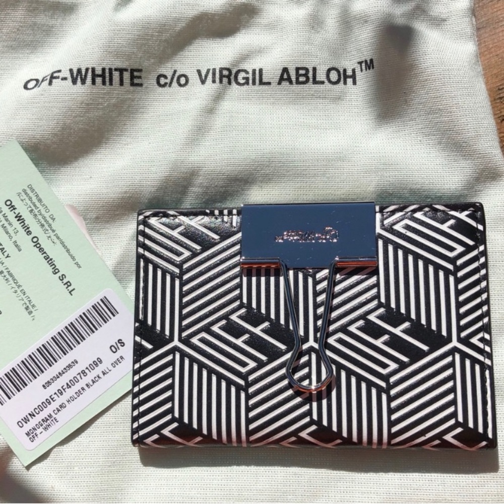 Off-White Monogram Card Holder